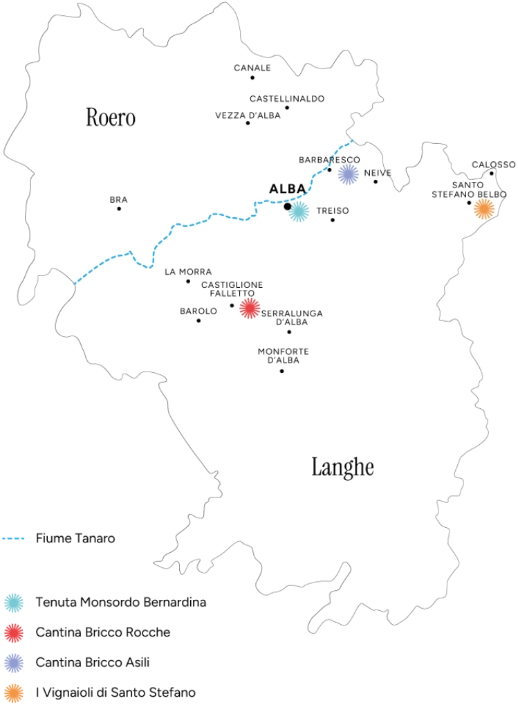 mappa cantine